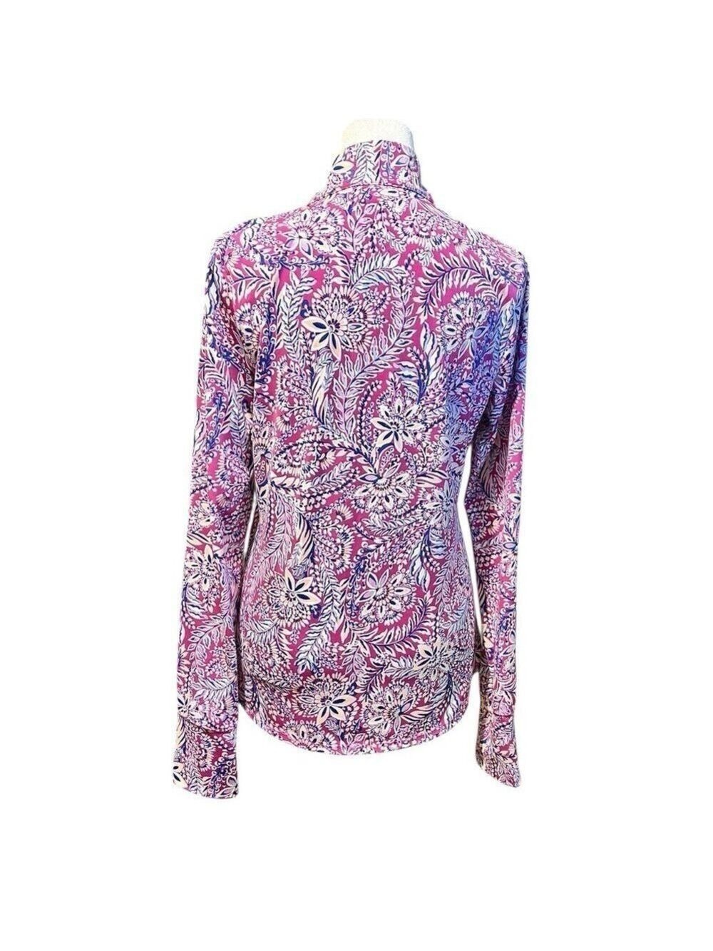 TOMMY BAHAMA Island Zone Collection Long Sleeve Full Zip Golf Tennis Jacket Sz M - Picture 2 of 5